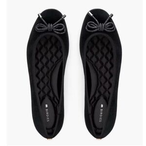 Birdies Black Bow-Accent Flats